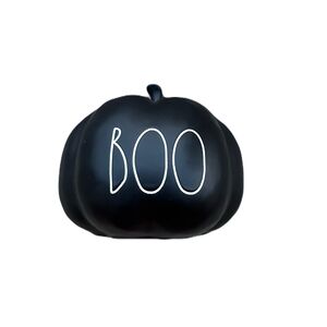Rae Dunn Artisan Collection Pumpkin with 'Boo' Design
